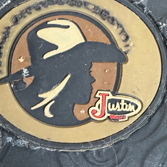 Justin Gypsy L9909 Brown Leather Western Boots Women's Sz 11B Round Toe 9" Shaft - Picture 10 of 11